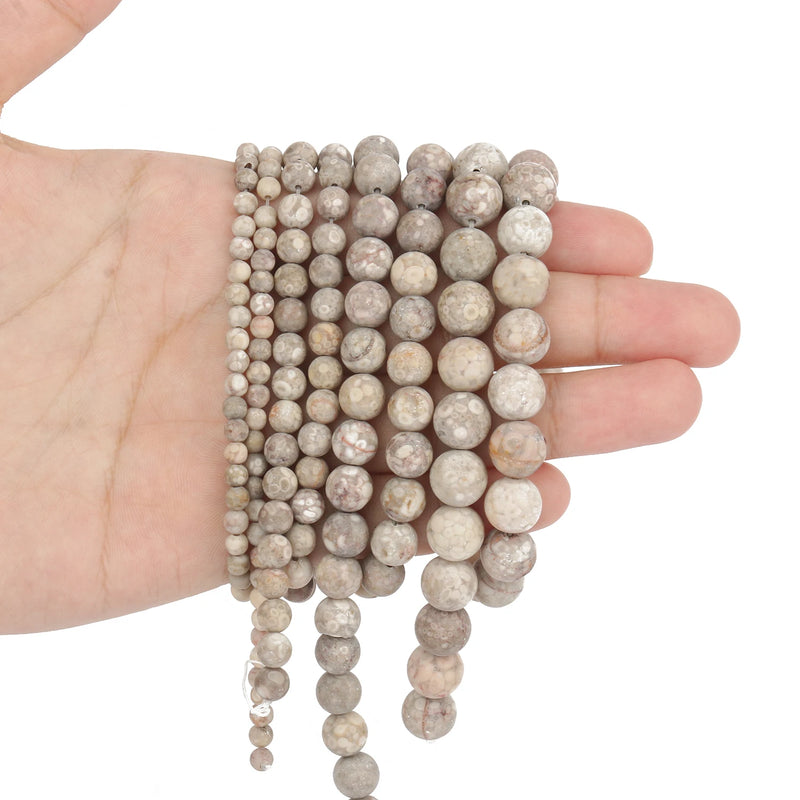 Natural Stone Maifan Jades Beads Matte Round Loose Spacer Beads 4-10mm