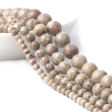 Natural Stone Maifan Jades Beads Matte Round Loose Spacer Beads 4-10mm