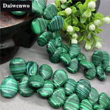 Natural Stone Malachite Agate Water Drop Shape for Jewelry