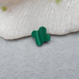 Natural Malachite Pendant Bead 11x13mm
