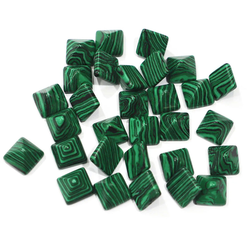 Natural Malachite Pyramid Aventurine Chakra Sandstone Ornament Home Statue