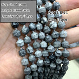 Natural Stone Map Jaspers Loose Beads for Jewelry Making