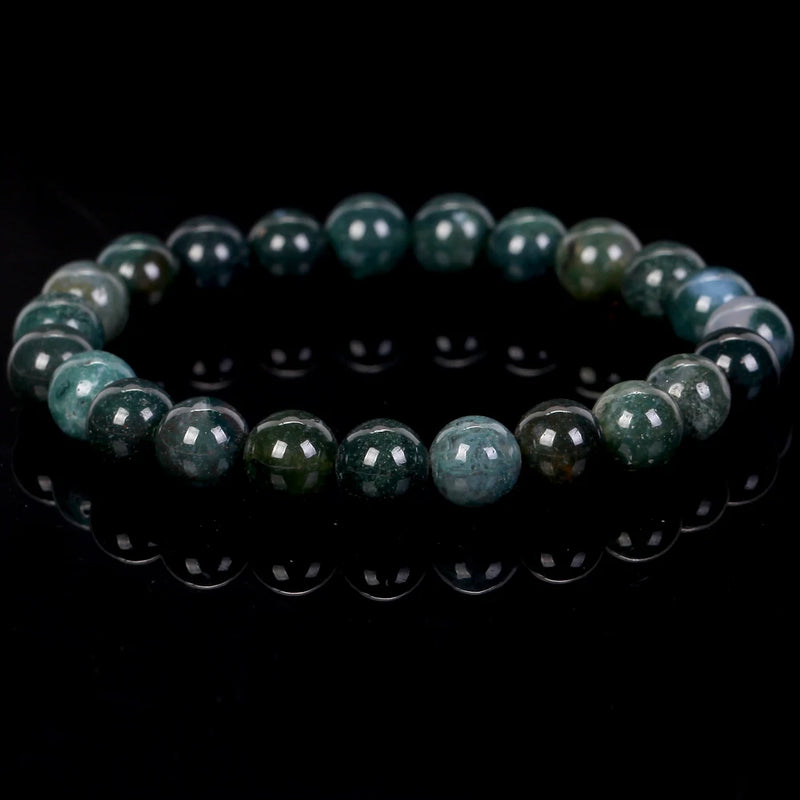 Natural Stone Matte Bracelet - Turquoise Agate Amazonite Beads