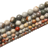 Matte Tiger Eye Morganite Agates Stone Beads 15'' 4-12mm