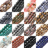 Matte Tiger Eye Morganite Agates Stone Beads 15'' 4-12mm