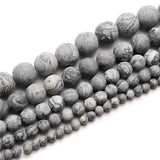 Matte Tiger Eye Morganite Agates Stone Beads 15'' 4-12mm