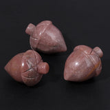 Rose Quartz Hand Carved Statue Reiki Figurine