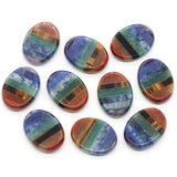 Seven Chakras Splicing Ornaments Natural Stone Mini Decoration