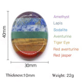 Seven Chakras Splicing Ornaments Natural Stone Mini Decoration