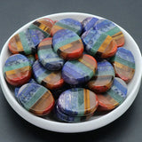Seven Chakras Splicing Ornaments Natural Stone Mini Decoration