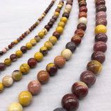 Mookaite Egg Yolk Loose Beads 4 6 8 10 12MM for Jewelry Making