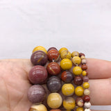 Mookaite Egg Yolk Loose Beads 4 6 8 10 12MM for Jewelry Making