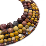 Mookaite Egg Yolk Loose Beads 4 6 8 10 12MM for Jewelry Making