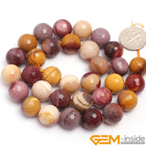 Mookaite Jasper Round Faceted Beads 6mm 8mm 10mm 12mm