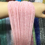 Natural Stone Morganite Beads 2-3mm Pink Crystal Faceted Beads