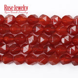 Red Agates Carnelian Round Loose Beads 8MM for Jewelry Making