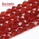 Red Agates Carnelian Round Loose Beads 8MM for Jewelry Making