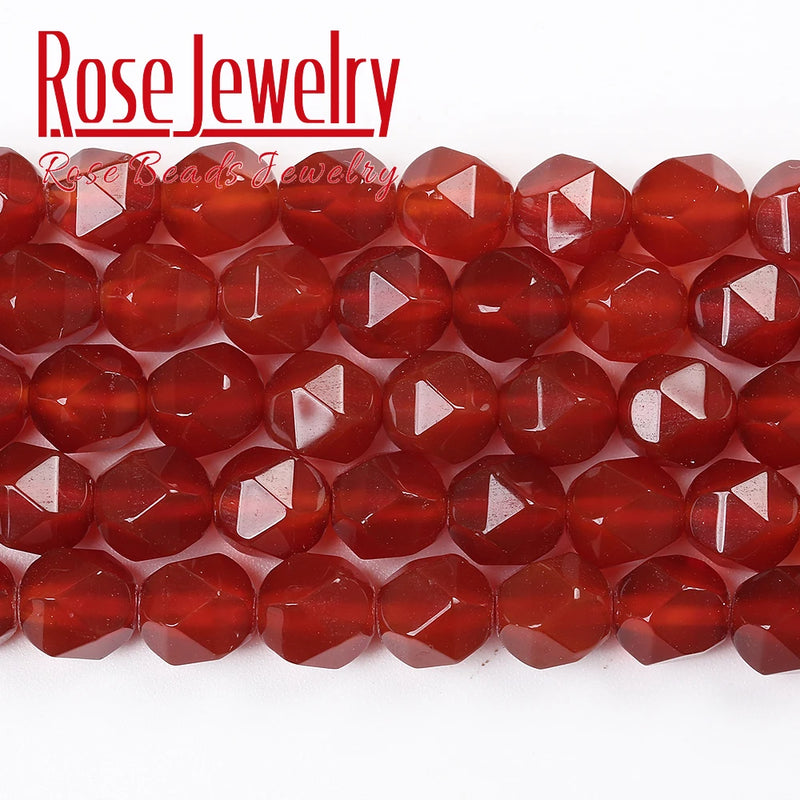Red Agates Carnelian Round Loose Beads 8MM for Jewelry Making