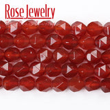 Red Agates Carnelian Round Loose Beads 8MM for Jewelry Making