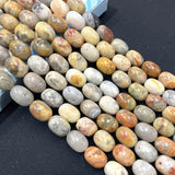Natural Stone Agates Turquoises Tiger Eye Barrel Beads DIY Bracelet
