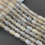 Natural Stone Agates Turquoises Tiger Eye Barrel Beads DIY Bracelet