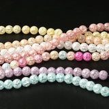 Cracked Quartz Crystal Beads 6/8/10mm Round Loose Beads for Jewelry Making