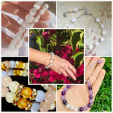Cracked Quartz Crystal Beads 6/8/10mm Round Loose Beads for Jewelry Making