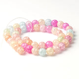 Cracked Quartz Crystal Beads 6/8/10mm Round Loose Beads for Jewelry Making