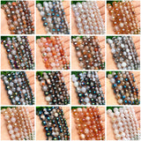 Cracked Dragon Fire Agates Round Loose Beads 6 8 10mm