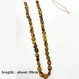 Multicolor Tiger Eye Irregular Loose Beads 8*10mm