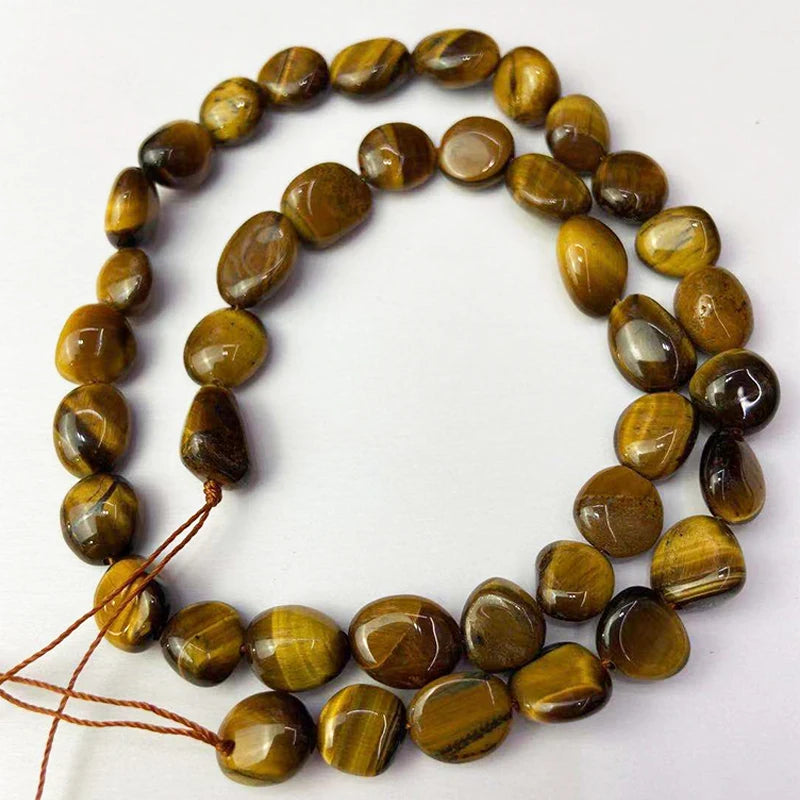 Multicolor Tiger Eye Irregular Loose Beads 8*10mm