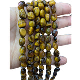 Multicolor Tiger Eye Irregular Loose Beads 8*10mm