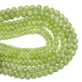 Multicolor Snow Cracked Quartz Crystal Beads 6-10mm