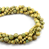 Muscovite Round Loose Beads Strand 6-12MM 15Inch