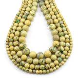 Muscovite Round Loose Beads Strand 6-12MM 15Inch
