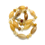 Natural Stone Necklace Crazy Agate Amethyst Jewelry Beads