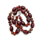 Natural Stone Necklace Tiger Eye Green Agate Amethyst Pendant