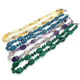 Natural Stone Necklace Tiger Eye Beads Malachite 13x18mm Bracelet