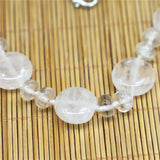 Natural Stone Necklace Crystal Howlite Opal Lapis Lazuli Necklace