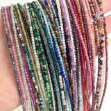 Natural Stone Necklace Spinel Sun stones Agate Tourmaline Zircon Amethyst