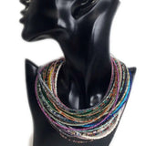 Natural Stone Necklace Spinel Sun stones Agate Tourmaline Zircon Amethyst