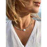 Baroque Pearl Necklace Small Spinel Choker Femme Collier
