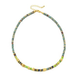 Bohemian Vintage Natural Stone Necklace Choker Jewelry