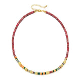 Bohemian Vintage Natural Stone Necklace Choker Jewelry