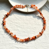 Natural Stone Mix Quartz Agate Aventurine Necklace