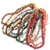 Natural Stone Necklace Turquoise Fluorite Crystal Chip Irregular Beads