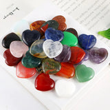 20*6mm Natural Stone Amethyst Rose Quartz Tiger's Eye Agate Opal Yoga Healing