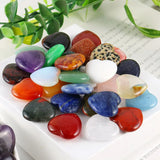 20*6mm Natural Stone Amethyst Rose Quartz Tiger's Eye Agate Opal Yoga Healing