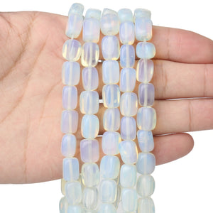 Natural Stone Opal Beads Opalite 8x12mm for DIY Jewelry Making