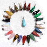 Natural Stone Opal Turquoises Quartz Crystal Water drops Pendant